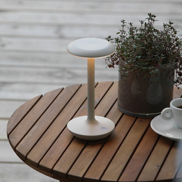 Kültéri Lámpa Markslöjd, Petit, dimmable, Bézs, Terasz, Alumínium, Modern