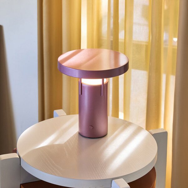 Kültéri Lámpa Hübsch, BringMe Mini, dimmable, Rózsaszín / Rosé, Terasz, Fém, Modern