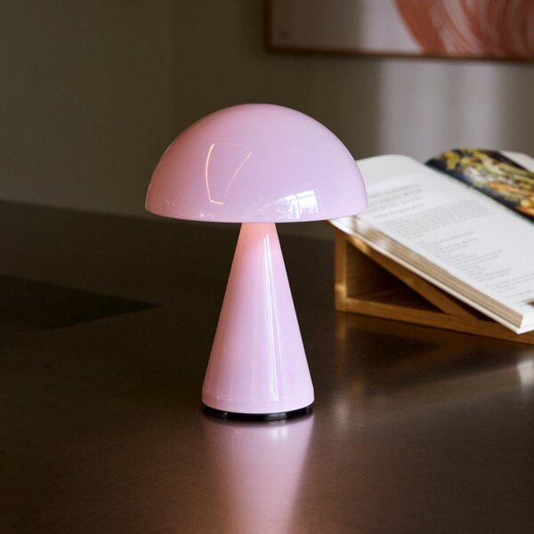Kültéri Lámpa Hübsch, Mush, dimmable, Rózsaszín / Rosé, Terasz, Fém, Modern