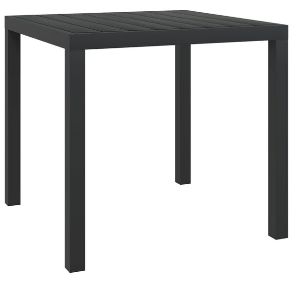 3 részes szürke polyrattan kerti étkezőgarnitúra párnákkal