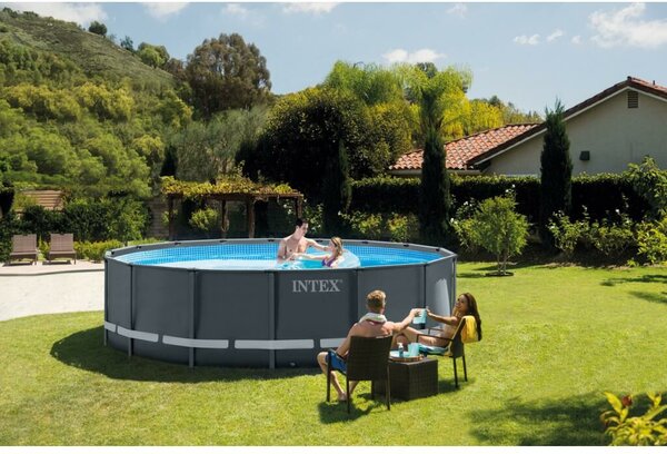 Intex Frame Pool Set Ultra Rondo XTR Kerek fémvázas medence (488 x 122 cm)