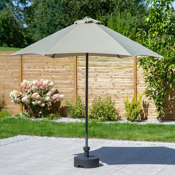 Patio acél napernyő 2,5m barna