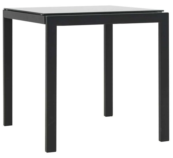 VidaXL Napozóágy Szett - 2 db - Fekete Polyrattan
