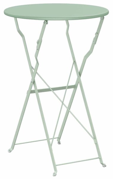 Bisztróasztal Világos menta Ø 50 x 71 cm Porfestett acél