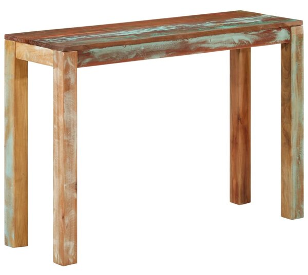 Tömör újrahasznosított fa tálalóasztal 110 x 35 x 76 cm