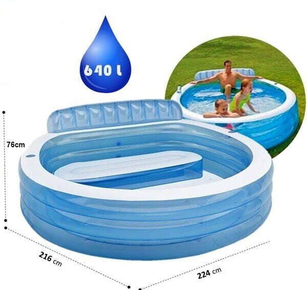 Intex Swim Center Családi Medence - 224x216x76cm