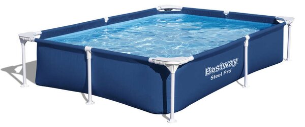 Bestway Steel Pro 221x150x43cm Fémvázas medence, javító készlettel (56401N)