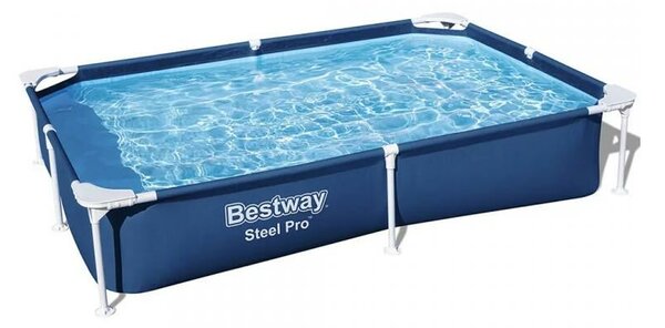 Bestway Steel Pro 221x150x43cm Fémvázas medence, javító készlettel (56401N)