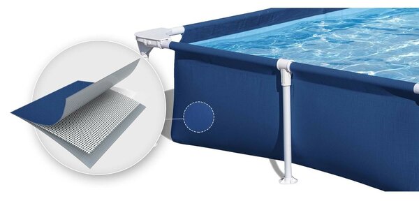 Bestway Steel Pro 221x150x43cm Fémvázas medence, javító készlettel (56401N)