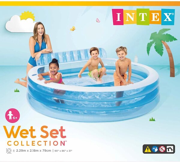 Intex Swim Center Családi Medence - 224x216x76cm
