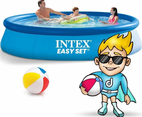 Intex 305x61cm EasySet felfújható Medence szett vízforgatóval (28118NP)