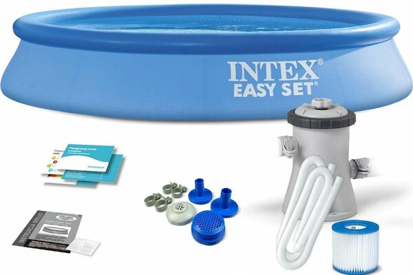 Intex 305x61cm EasySet felfújható Medence szett vízforgatóval (28118NP)