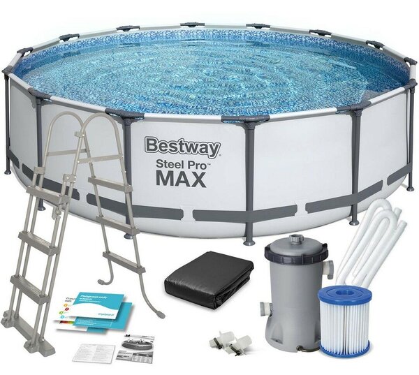 Bestway Bonaire Superior Fémvázas medence, kiegészítőkkel 107x427cm (FFA668)