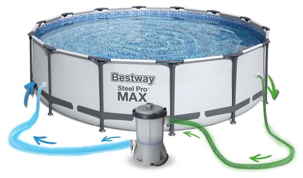 Bestway Bonaire Superior Fémvázas medence, kiegészítőkkel 107x427cm (FFA668)