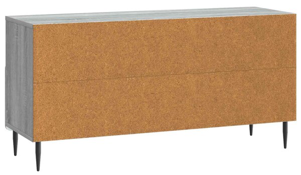 TV szekrény fiókkal Szürke Sonoma 102 x 34,5 x 50 cm Szerelt Fa