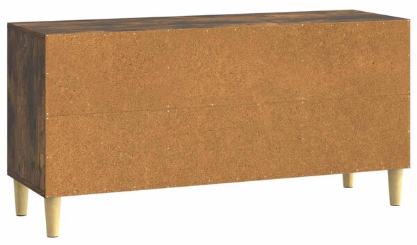 TV szekrény 102 x 34,5 x 50 cm Füstös Tölgy Szerelt Fa