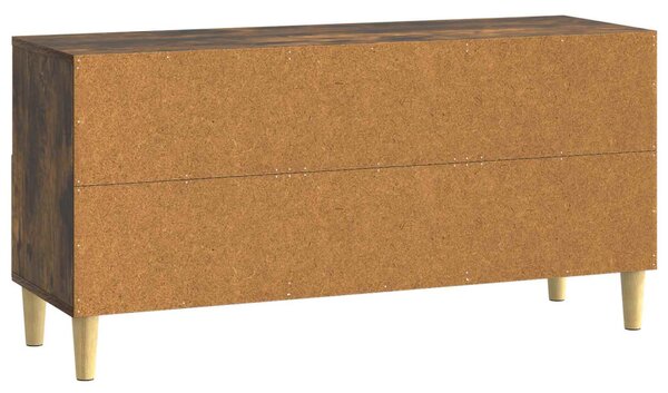 TV szekrény fiókkal Füstös Tölgy 102 x 34,5 x 50 cm Szerelt Fa