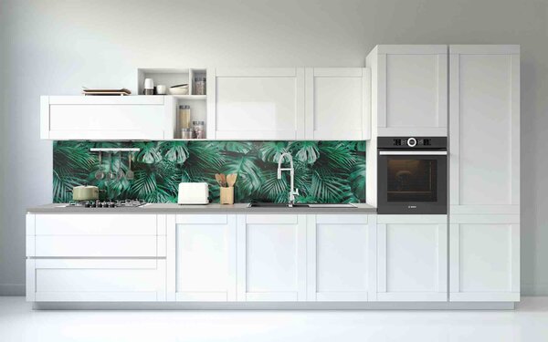 Wallplex falburkoló konyhapanel Pálmalevelek (Méret: Kicsi 60x120)