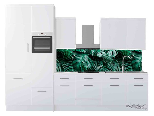 Wallplex falburkoló konyhapanel Pálmalevelek (Méret: Kicsi 60x120)
