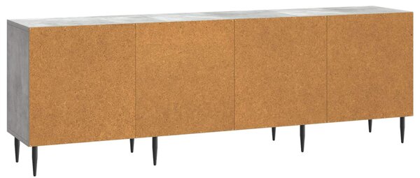TV szekrény 150 x 31 x 50 cm Betonszürke Szerelt Fa