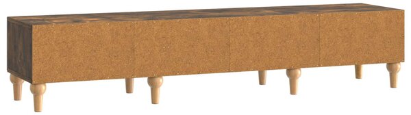 TV szekrény fiókkal Füstös Tölgy 147 x 34,5 x 30 cm Szerelt Fa
