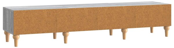 TV szekrény fiókkal Szürke Sonoma 147 x 34,5 x 30 cm Szerelt Fa