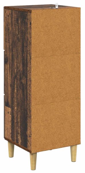 Fiókos szekrény Antik Fa 33 x 34,5 x 90 cm Szerelt Fa