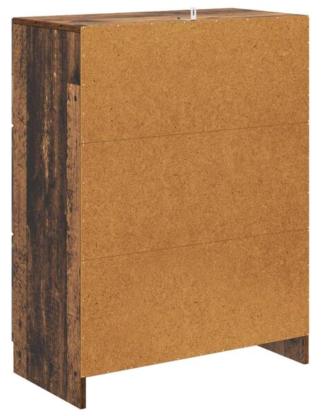 Fiókos szekrény Antik Fa 66 x 34,5 x 87 cm Szerelt Fa