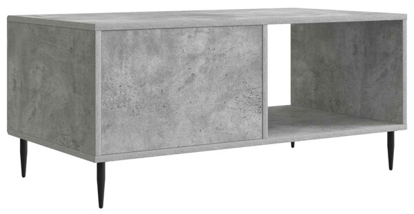 Dohányzóasztal Betonszürke 90 x 50 x 40 cm Szerelt Fa