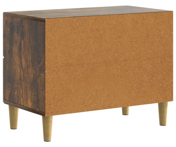 Éjjeliszekrény Füstös Tölgy 62 x 34,5 x 48 cm Szerelt Fa