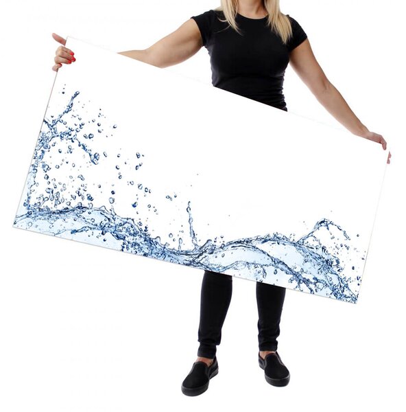 Wallplex falburkoló konyhapanel Water splash (Méret: Kicsi 60x120)