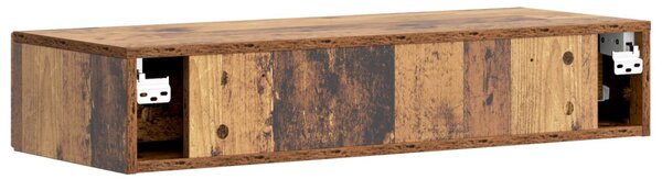 Fali oldaltábla 87,5 x 34,5 x 17 cm Szerelt Fa Antik Fa