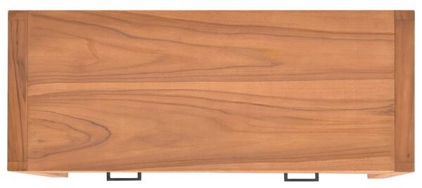 Újrahasznosított tíkfa íróasztal 2 fiókkal 100 x 40 x 75 cm