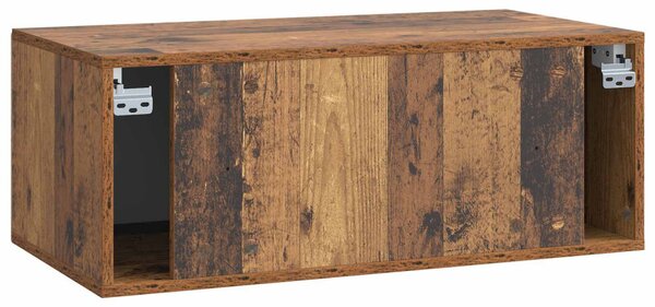Fali TV szekrény Antik Fa 78,5 x 41 x 30 cm Szerelt Fa