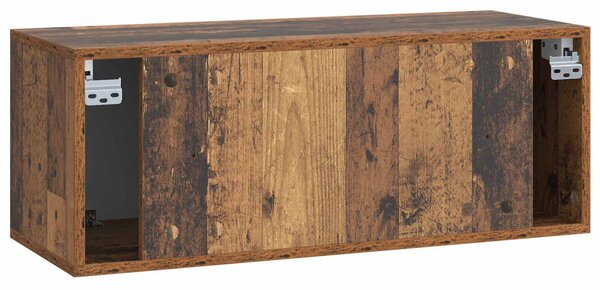 Fali TV szekrény Antik Fa 78,5 x 31 x 30 cm Szerelt Fa
