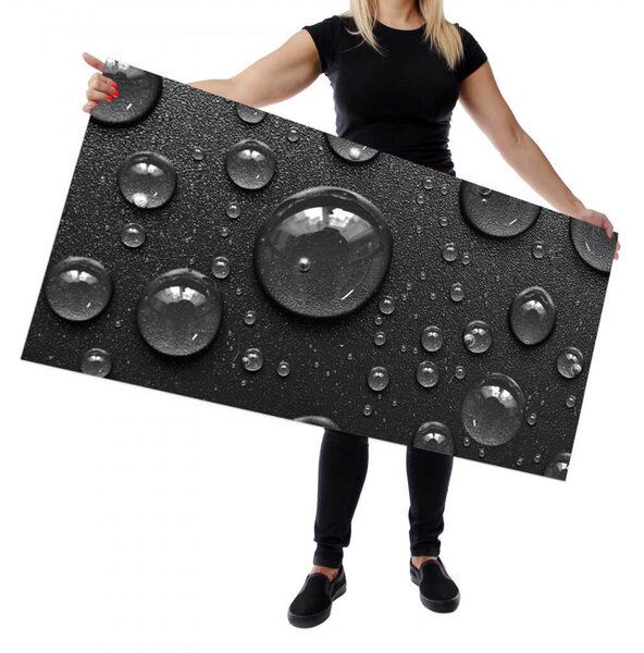 Wallplex falburkoló konyhapanel Vízcseppek (Méret: Nagy 60x240)