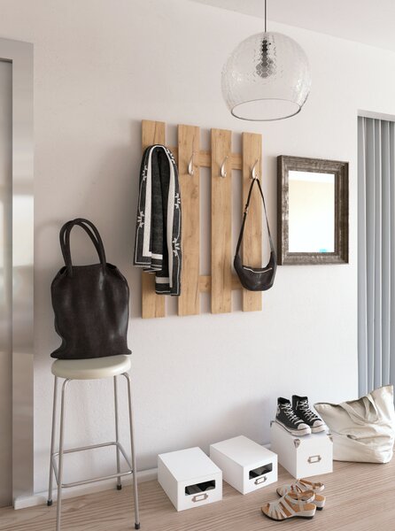 KONDELA Fogaspanel, artisan tölgy, KORADO NEW KV11