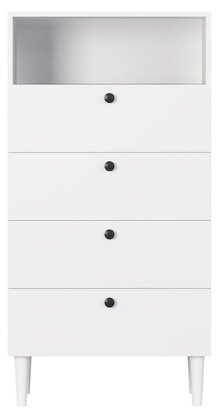 Komód fiókokkal DULLUM 60x115cm, fehér
