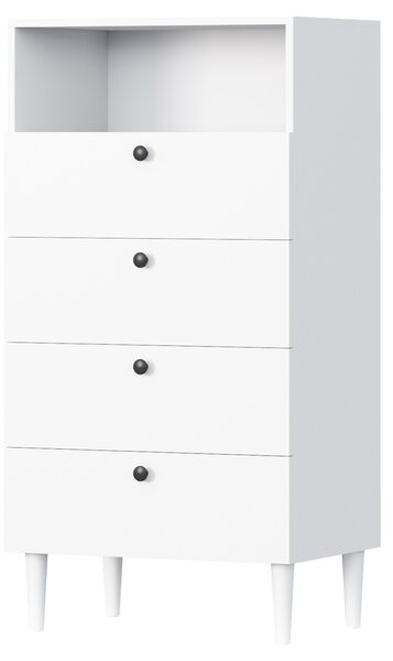 Komód fiókokkal DULLUM 60x115cm, fehér