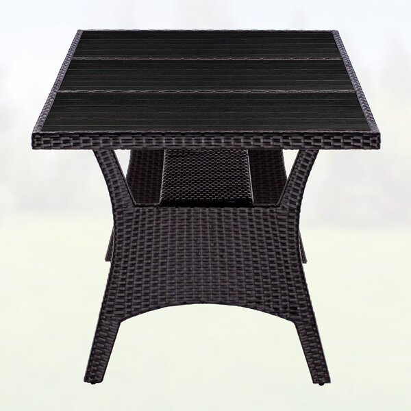 Deuba Rattan asztal Takeo 190x90x75 cm - barna