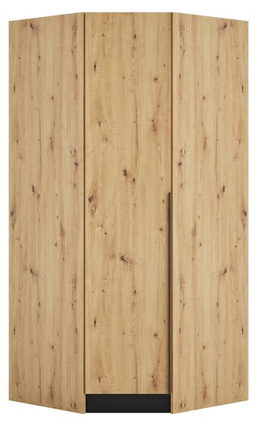 KONDELA Sarokszekrény korpusz, artisan tölgy, KREO