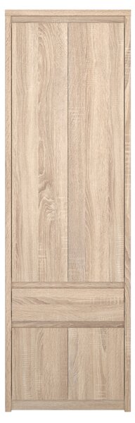 KONDELA Könyvespolc, DTD laminált, tölgy sonoma, NORTY TYP 5