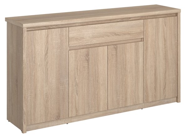 KONDELA Komód, DTD laminált, tölgy sonoma, NORTY TYP 11