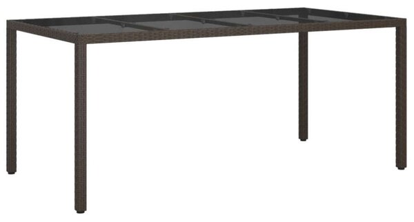 VidaXL Polyrattan Kerti Étkezőgarnitúra - 9 részes - Barna