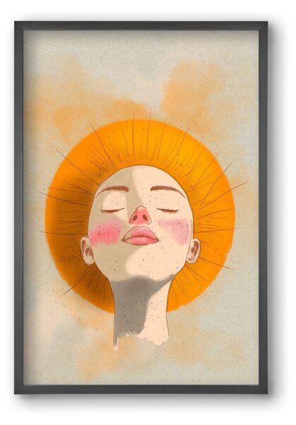 Golden Halo - falikép keretben | artbridge