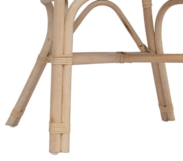 VidaXL Összecsukható Szék Természetes 58 x 60 x 81 cm Rattan