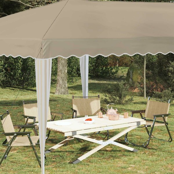 VidaXL Parti sátor 575 x 290 x 245 cm Krémszínű