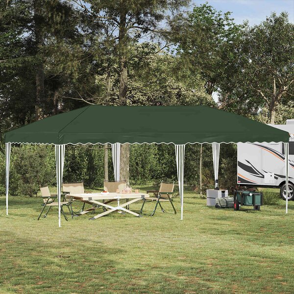 VidaXL Parti sátor 575 x 290 x 245 cm Zöld