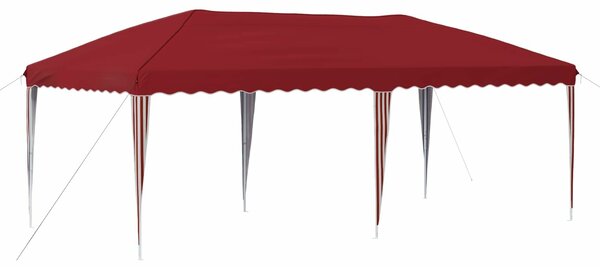 VidaXL Parti sátor 575 x 290 x 245 cm Burgundi