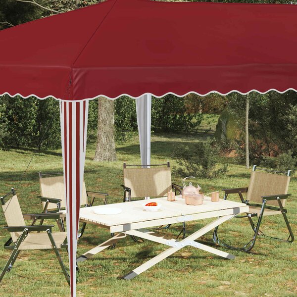 VidaXL Parti sátor 575 x 290 x 245 cm Burgundi